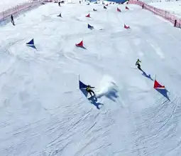 Ergan Dağı'nda Heyecan Dolu Snowboard Yarışması!