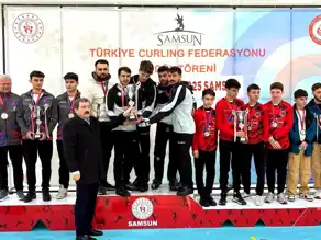 Samsun'da Curling Federasyon Kupası Sonuçlandı