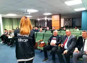 Sinop'ta Antrenörlere Bağımlılıkla Mücadele Semineri