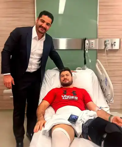 Akgül, Ameliyat Olan Cengiz'i Ziyaret Etti
