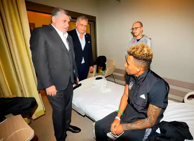 Gedson Fernandes'e Adalı'dan Geçmiş Olsun Ziyareti
