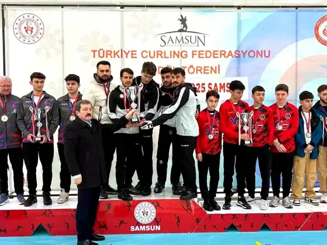 Samsun'da Curling Federasyon Kupası Sonuçlandı